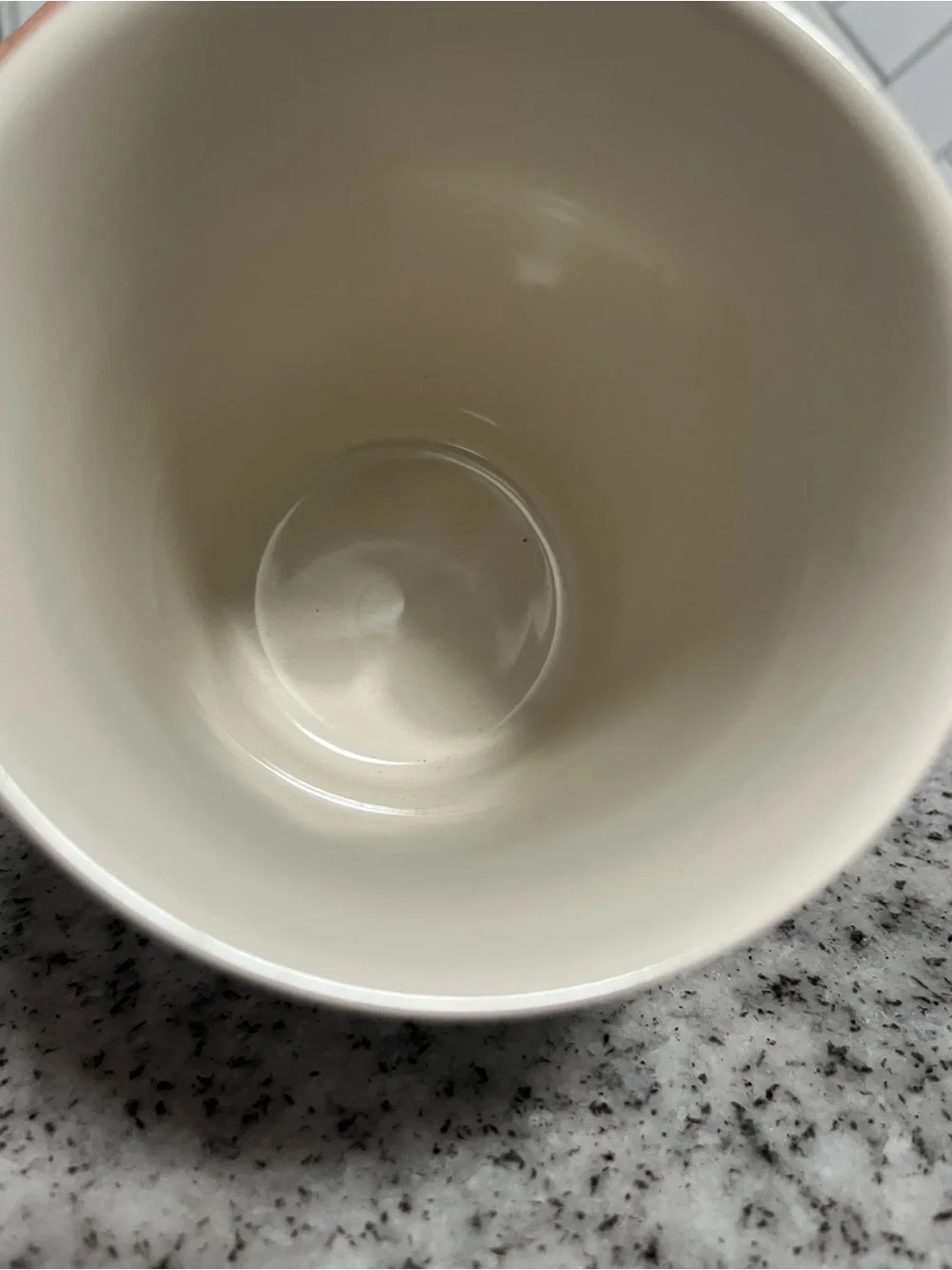 Pier 1 Imports Hand Painted Gray Cat Stoneware Coffee Mug Tail Handle 12 oz